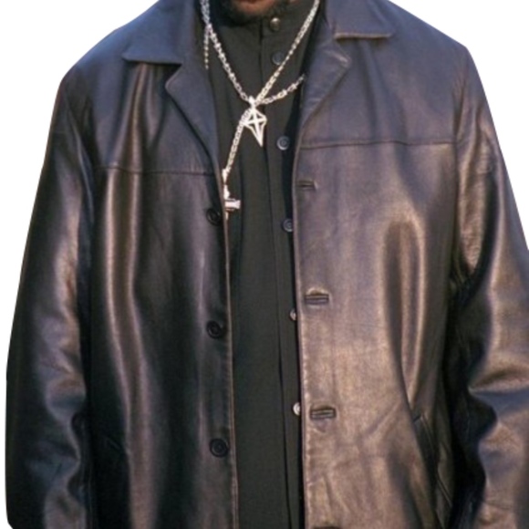 semi formal leather jacket
